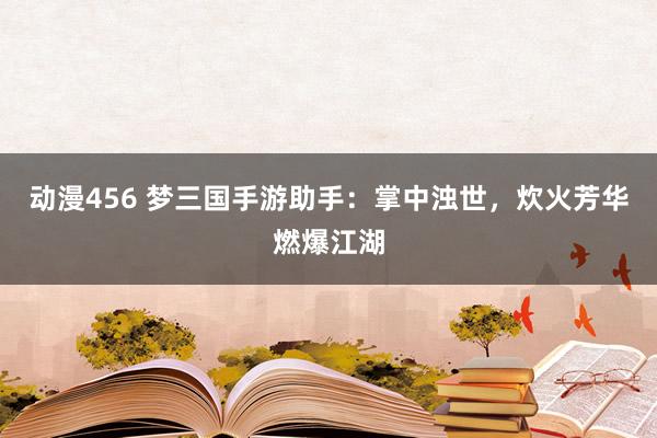 动漫456 梦三国手游助手：掌中浊世，炊火芳华燃爆江湖