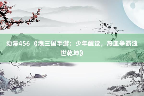 动漫456 《魂三国手游：少年醒觉，热血争霸浊世乾坤》