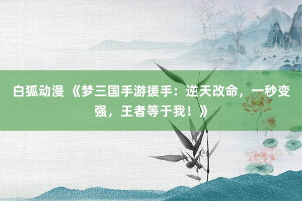 白狐动漫 《梦三国手游援手：逆天改命，一秒变强，王者等于我！》