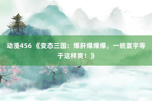 动漫456 《变态三国：爆肝爆爆爆，一统寰宇等于这样爽！》